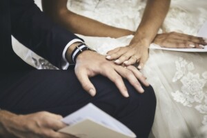 Sorrisi e amore tra Carmine e Mariacristina nel giorno più importante