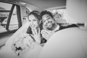 Sorrisi e amore tra Lorena e Luca nel giorno più importante