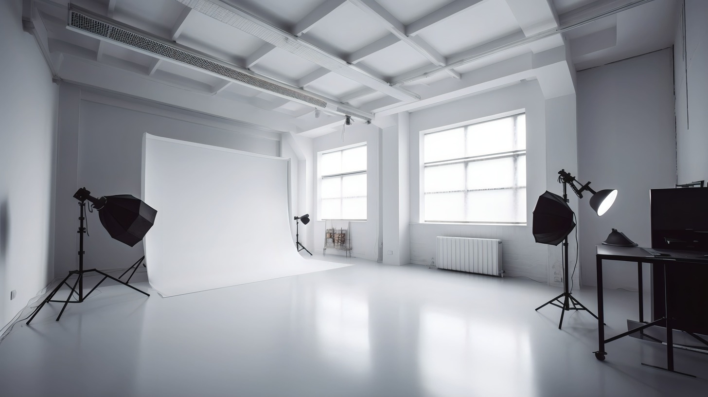 Studio fotografico professionale attrezzato